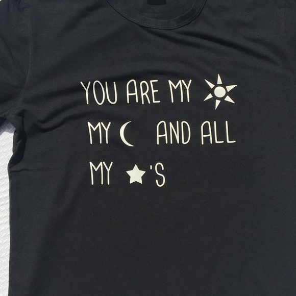 NEW! Black T Shirt Round Neck Cotton Blend - Picture 4 of 4